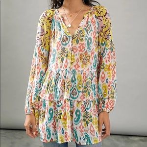 Anthropologie summer prints dress